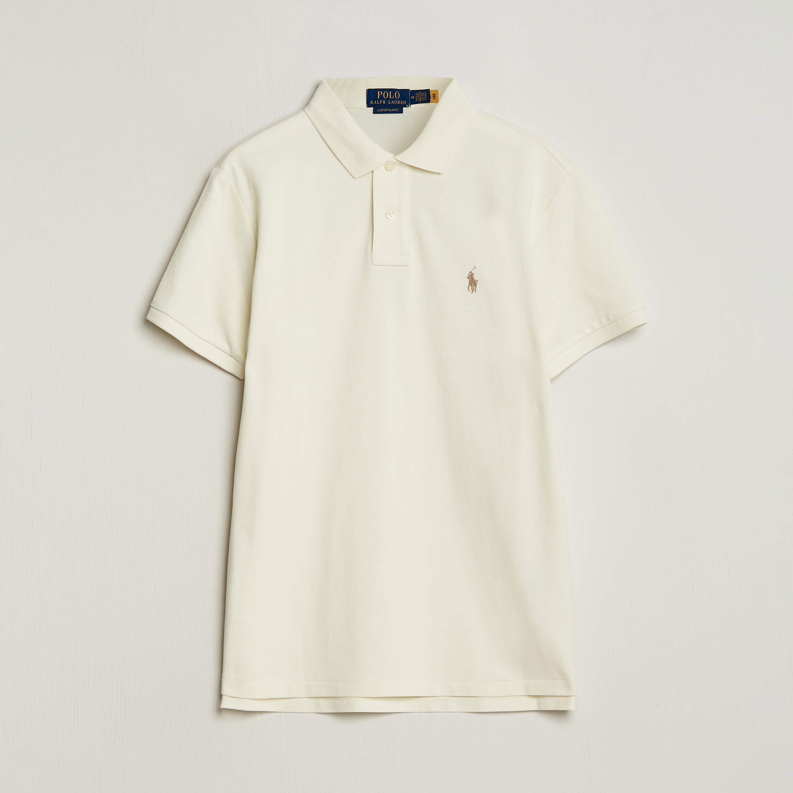 Polo Ralph Lauren Custom Slim Fit Polo Parchment Cream bei Care of Carl