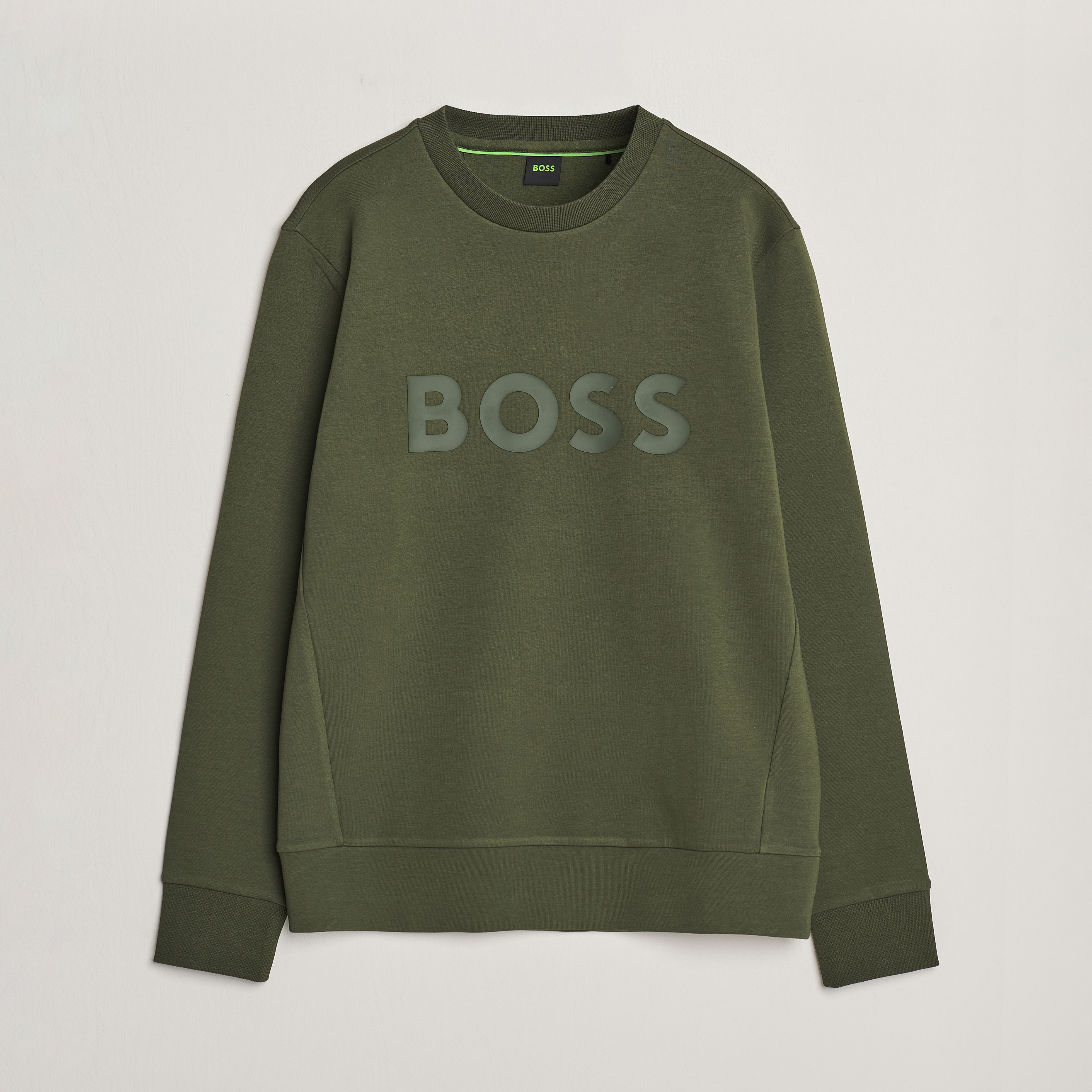 Hugo boss sales sweatshirt green