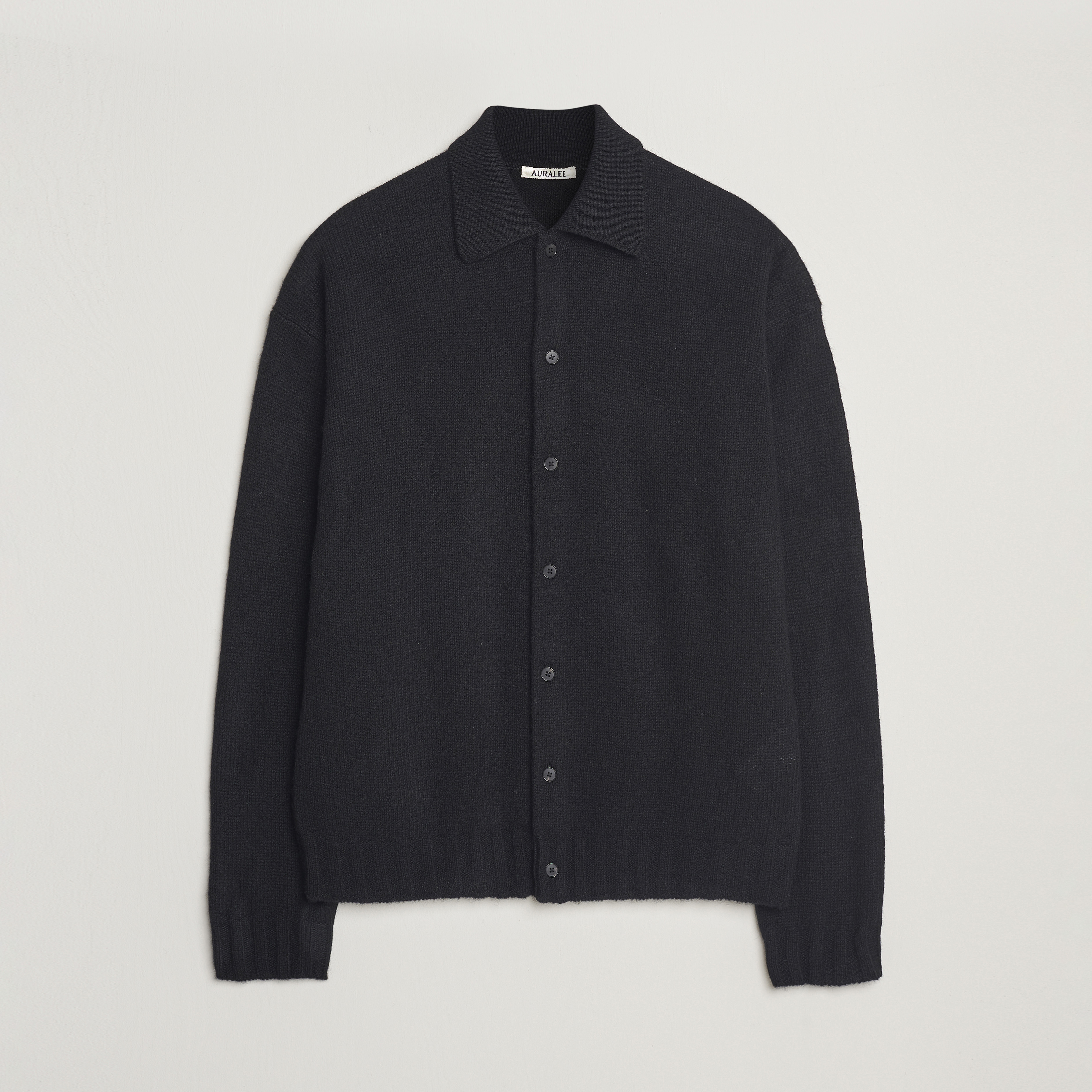 Auralee Shetland Wool Cashmere Knit Cardigan | Liberty