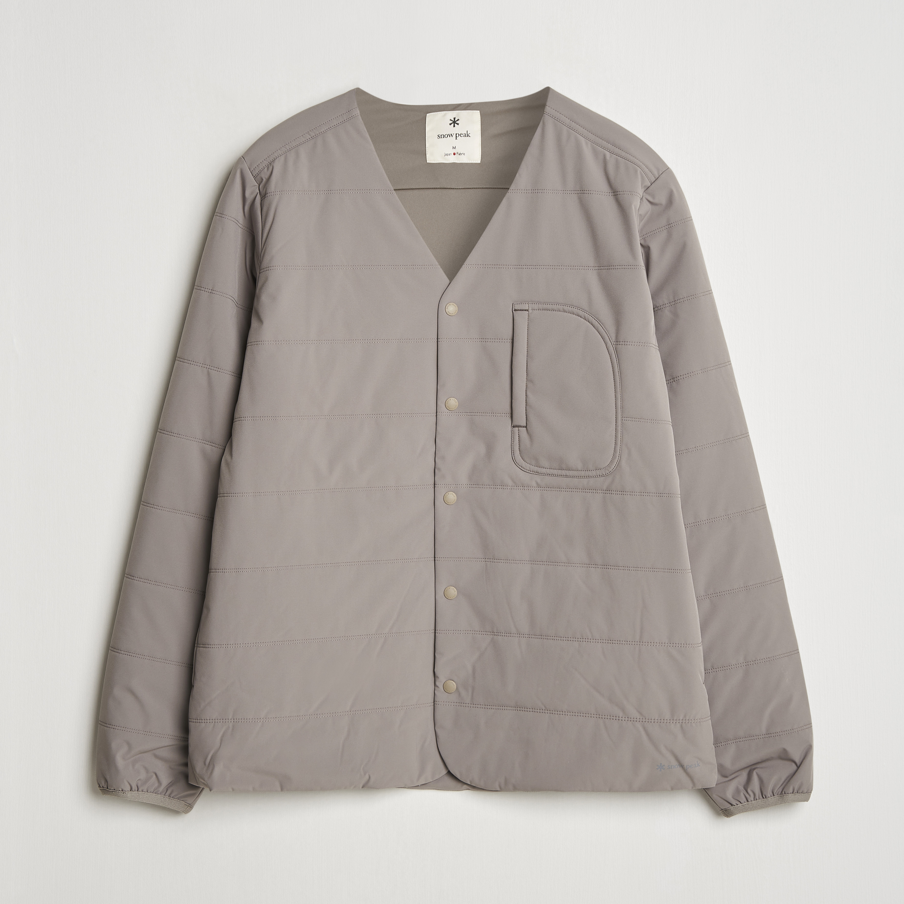 Snow Peak Flexible Insulated Cardigan Khaki bei Care of Carl 