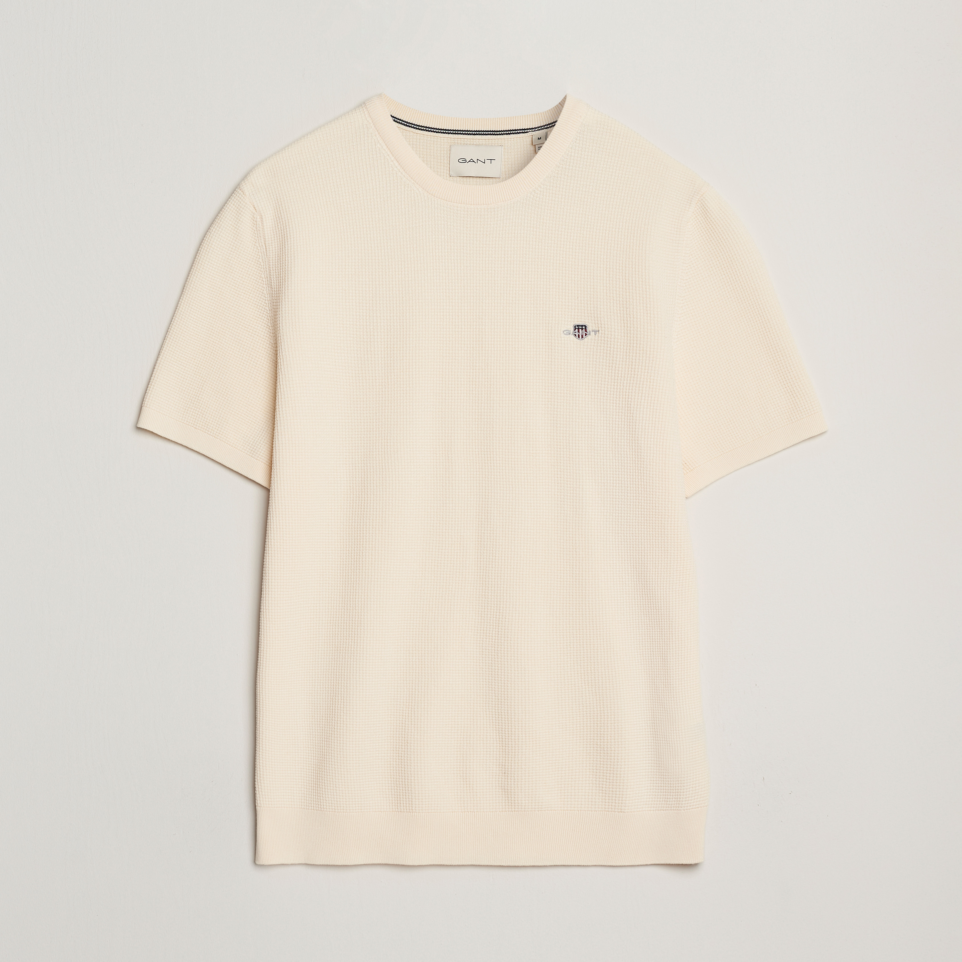 Gant Kids Cream Logo Oversized Fit T-Shirt