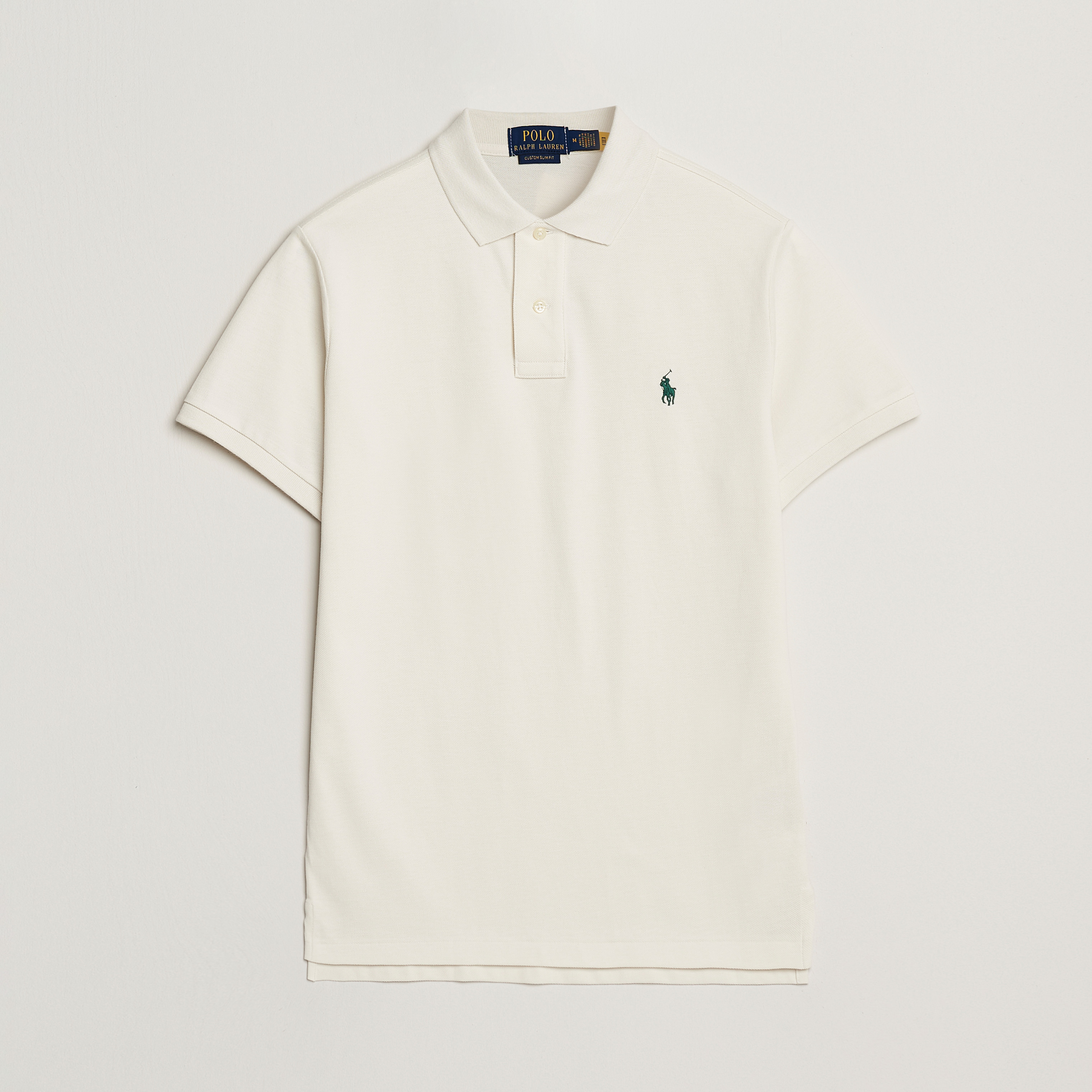 Polo Ralph Lauren Custom Slim Fit Polo Antique Cream bei Care of Carl