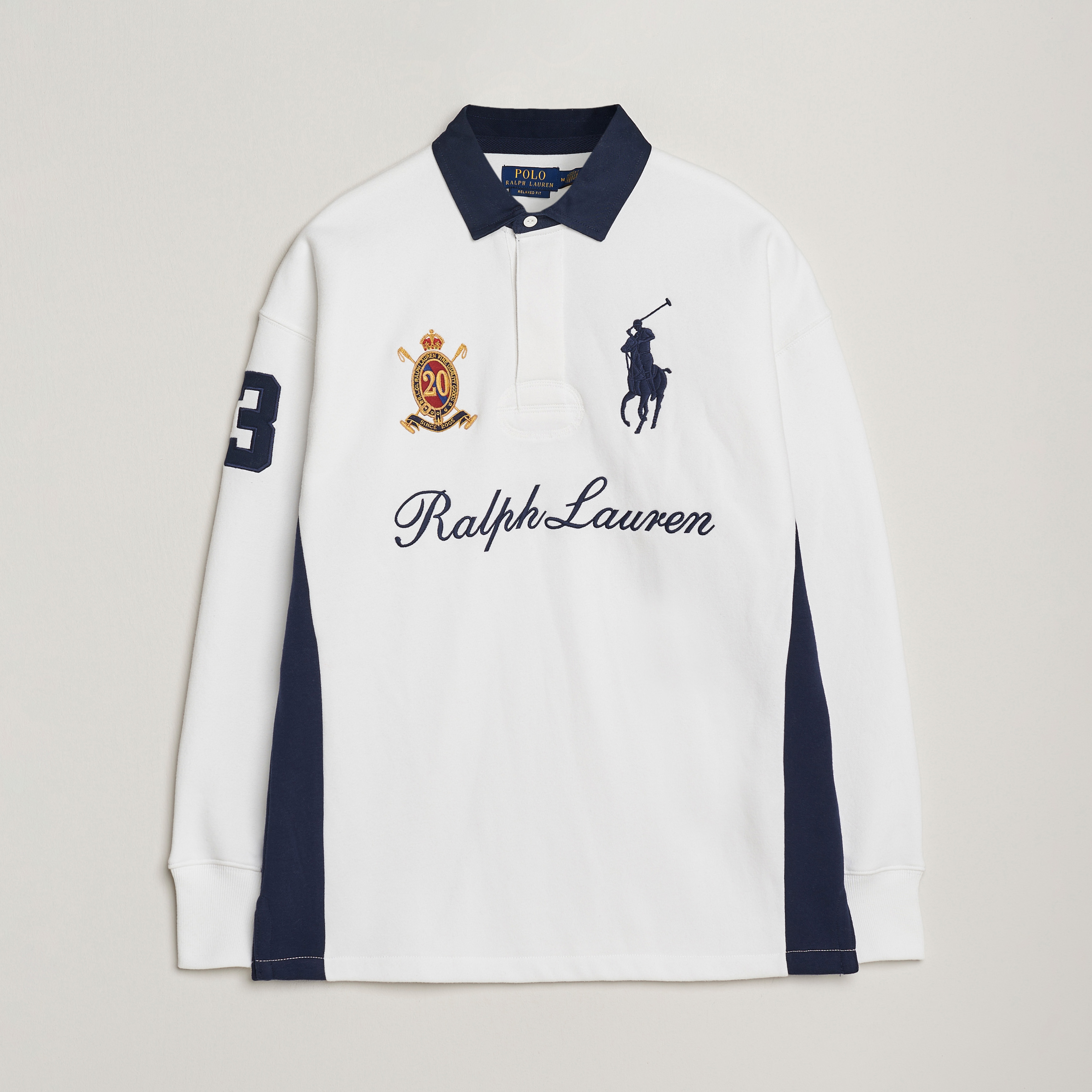 Polo Ralph Lauren Big Pony Rugby Sweater White bei Care of Carl