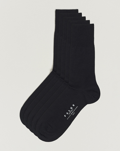 Herren |  | Falke | 5-Pack Airport Socks Black