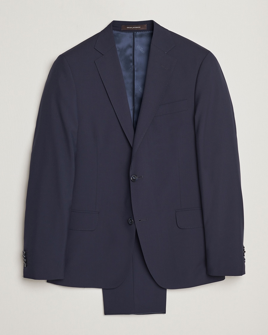 Herren | Oscar Jacobson | Oscar Jacobson | Edmund Wool Suit Blue