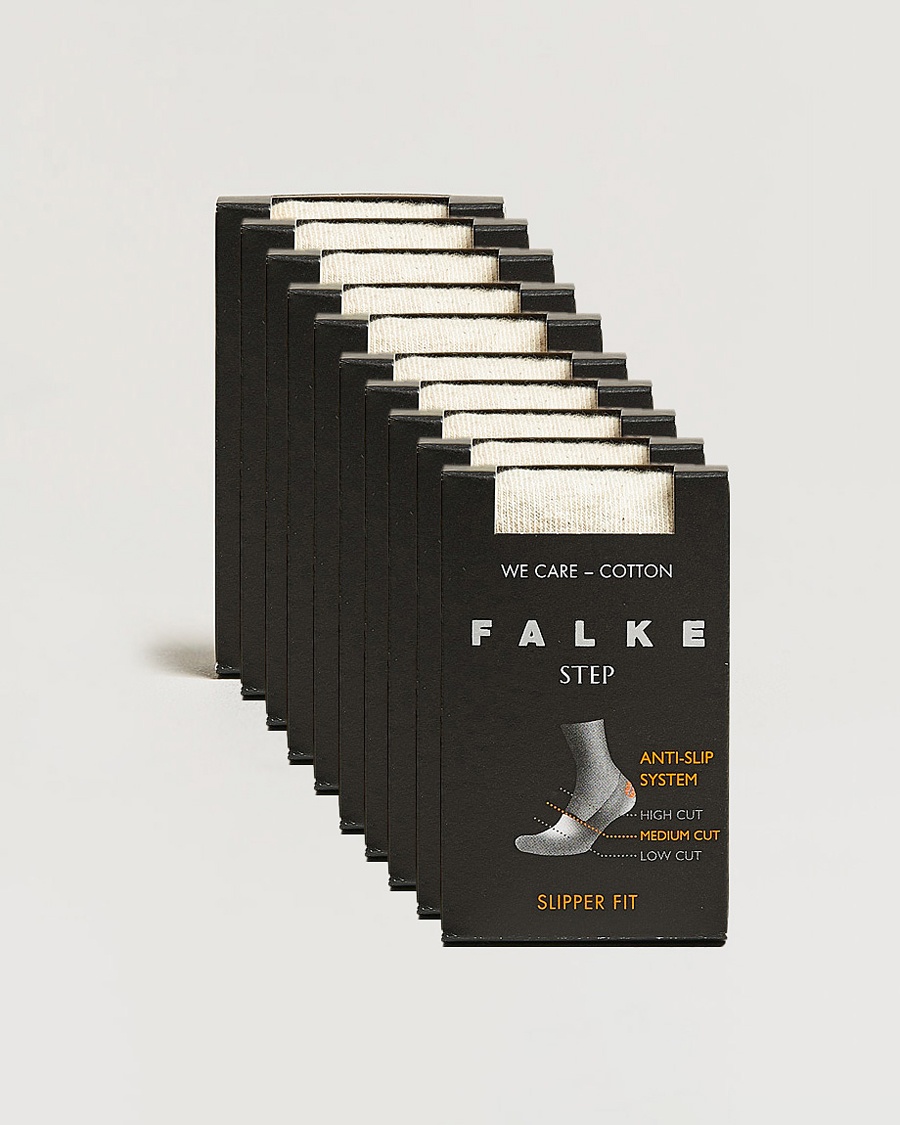 Herren | Socken | Falke | 10-pack Step In Box Loafer Socks Nature