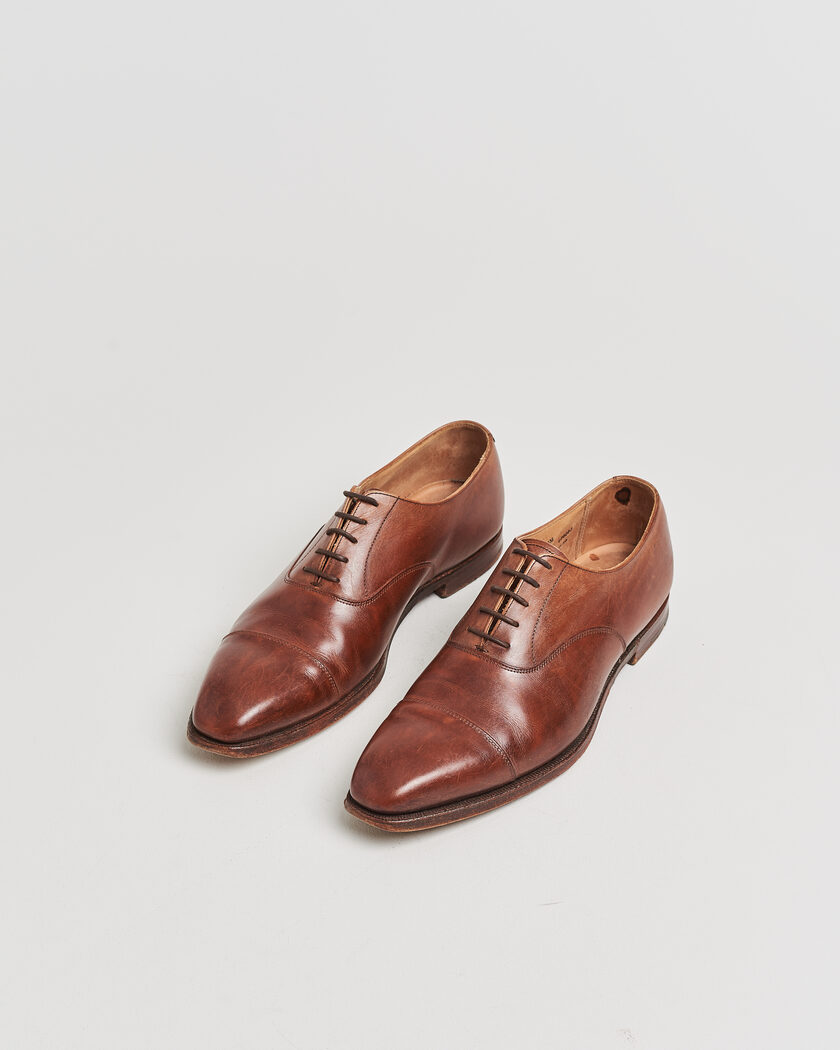 Pre-owned Crockett & Jones Hallam Oxford Beechnut Calf UK9,5 - EU43,5 – Braun