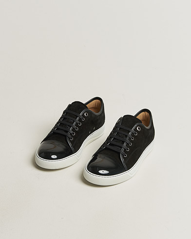  Lanvin DBB1 Patent Cap Toe Sneaker Black UK7 - EU41 – Schwarz