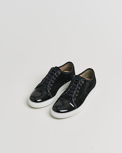 Pre-owned Lanvin DBB1 Patent Cap Toe Sneaker Black UK10 - EU44 – Schwarz