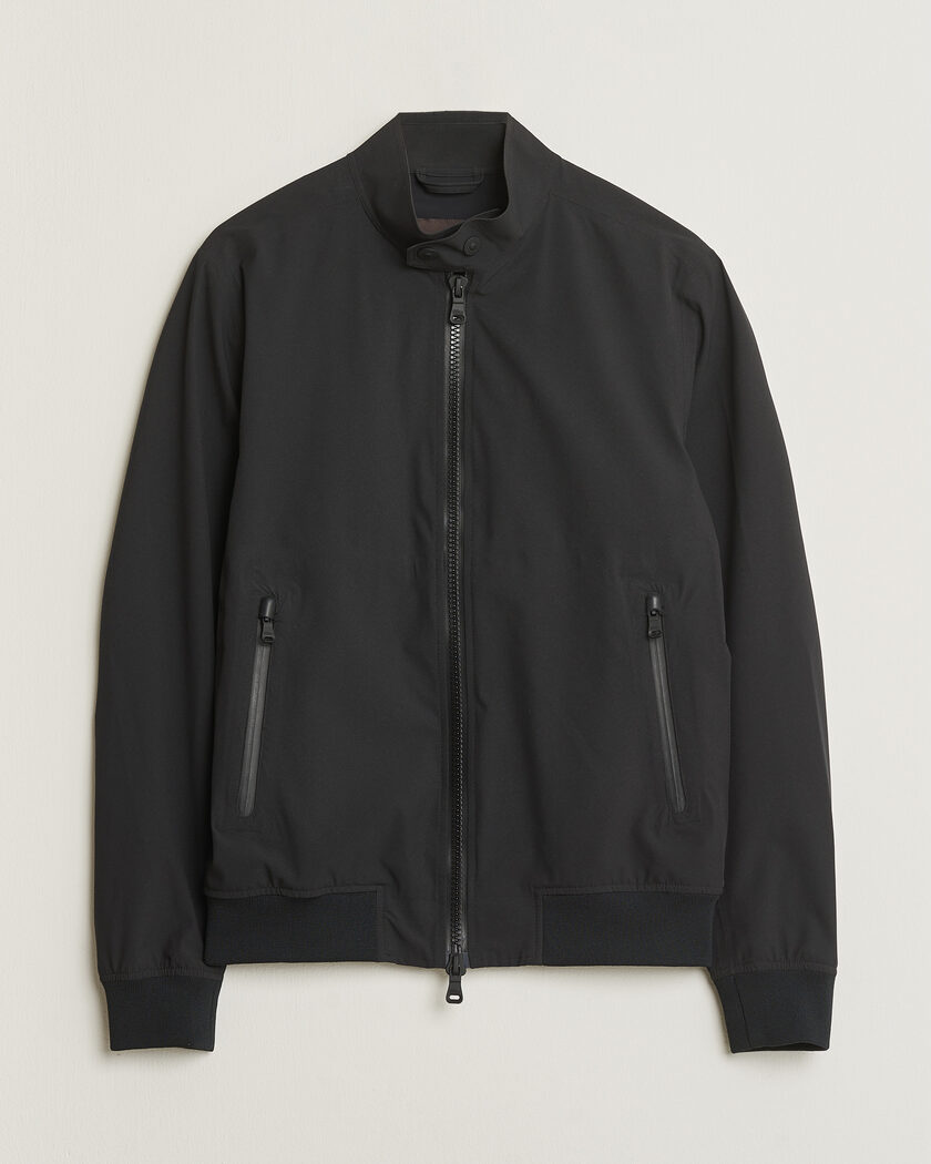  Oscar Jacobson Hamlin Harrington Jacket Black 46 – Schwarz