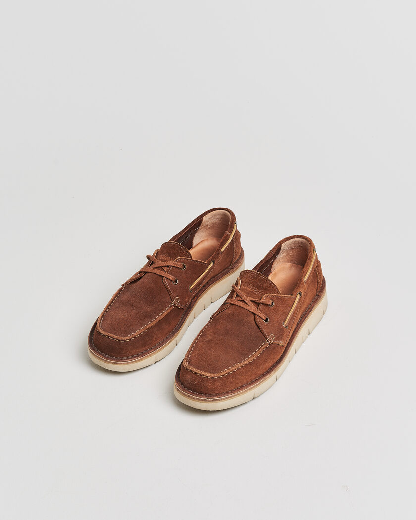 Pre-owned Astorflex Boatflex Moccasin Brown Suede 43 – Braun