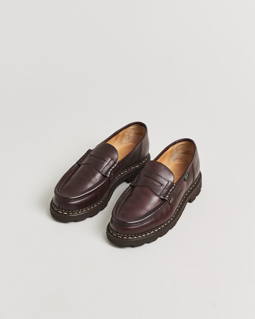 Pre-owned Paraboot Reims Loafer Cafe UK7 - EU41 – Braun