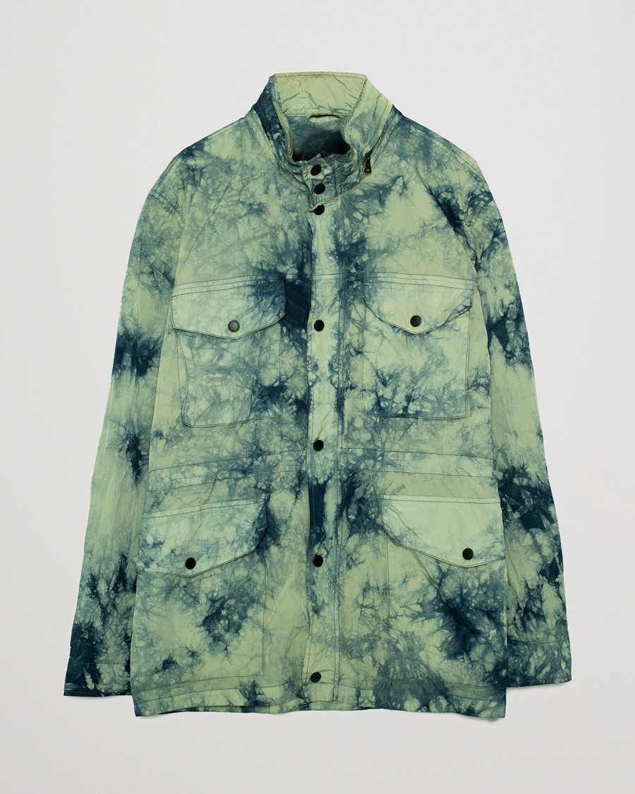 Herren | Pre-owned Jacken | Pre-owned | J.Lindeberg Hayes Tie Dye Recycled Nylon Field Jacket Aloe