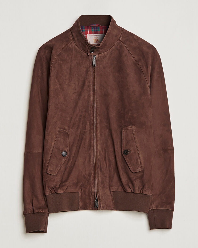 Baracuta G9 Suede Jacket Chocolate UK42 - EU52 – Braun