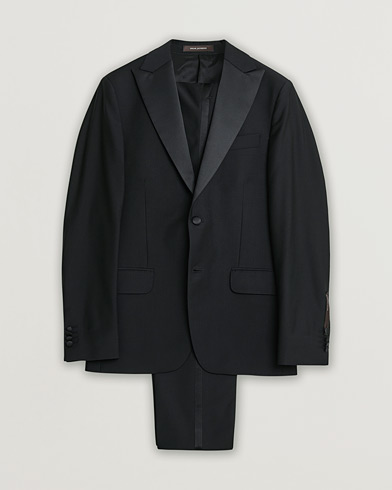 Herren | Pre-owned | Oscar Jacobson Elder & Denz Wool Tuxedo Black 46