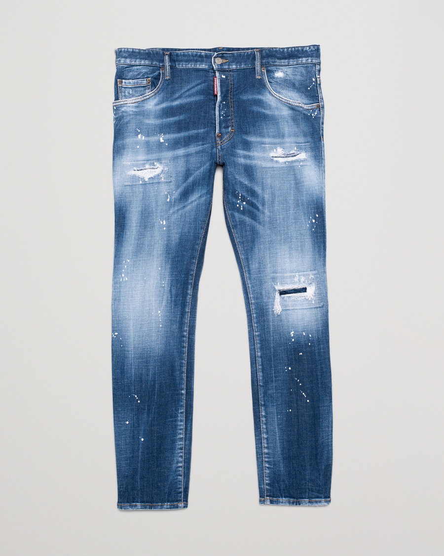 Herren | Pre-owned Kleidung & Schuhe | Pre-owned | Dsquared2 Skater Jeans Light Blue Wash