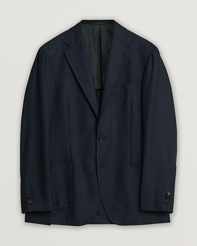 Herren | Pre-owned | Ring Jacket Four Season Wool Balloon Blazer Navy 52
