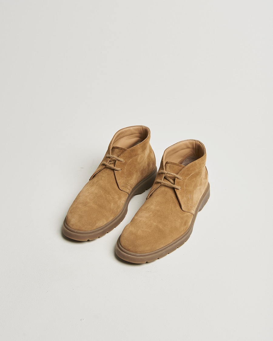 Herren | Pre-owned Schuhe | Pre-owned | Tod's Polacchino Chukka Boots Brown Suede