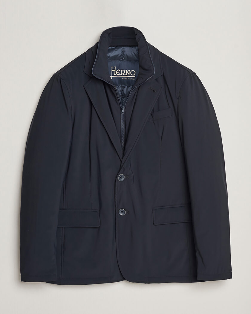Herno Nylon City Blazer Navy 50 – Blau