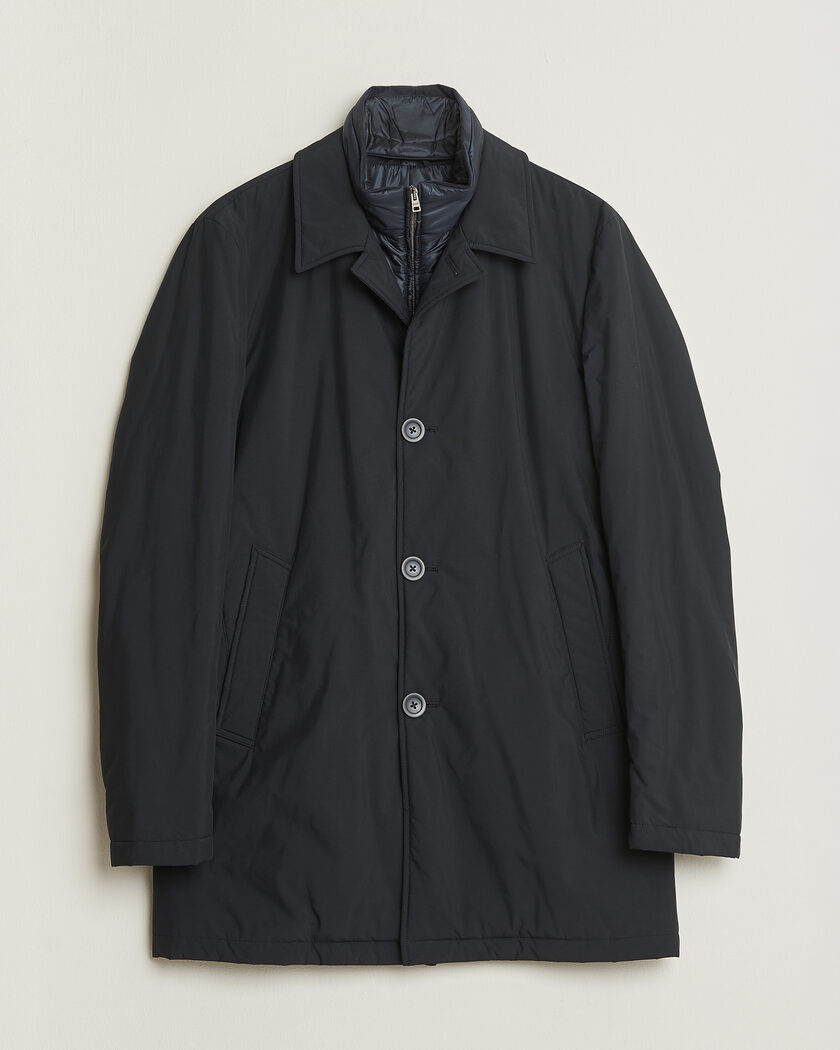 Herno Nylon City Coat Navy 50 – Blau
