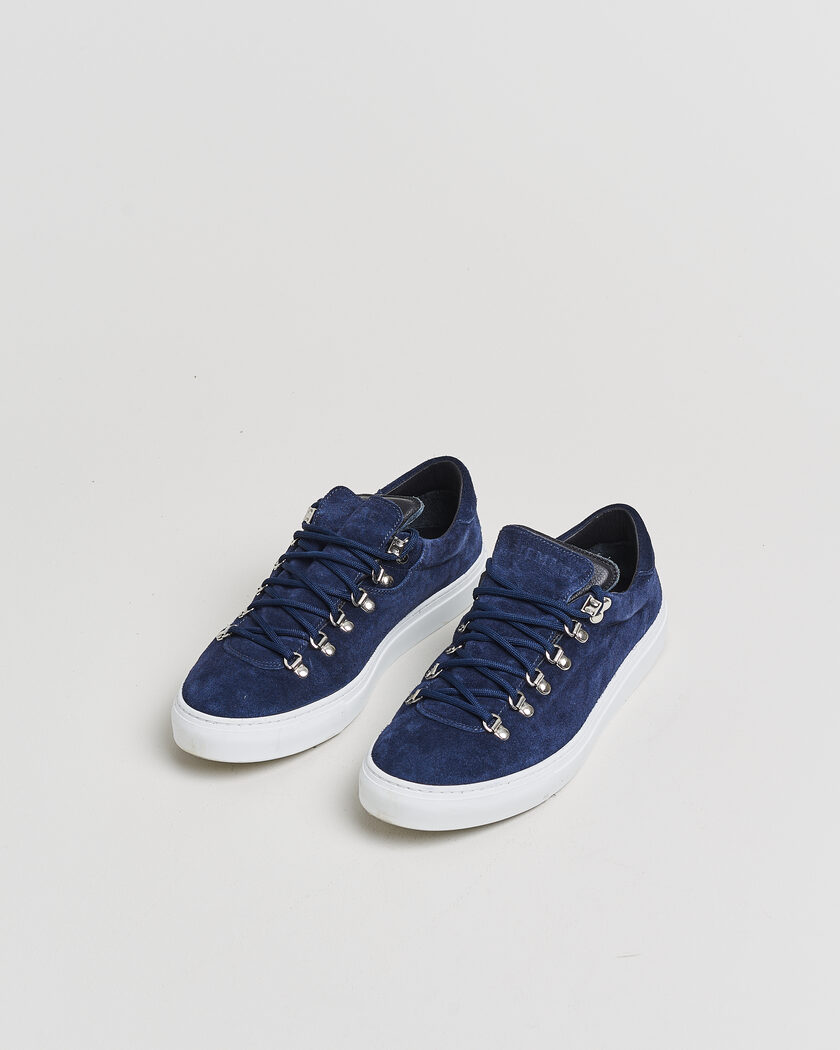 Pre-owned Diemme Marostica Low Sneaker Navy Suede 42 – Blau