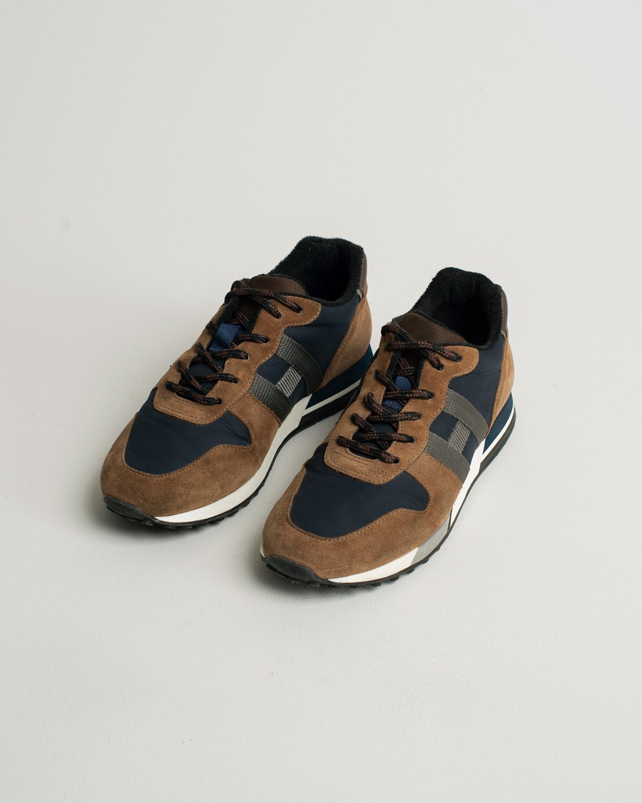 Pre-owned Hogan H86 Sneakers Brown/Blue UK6 - EU39,5 – Beige