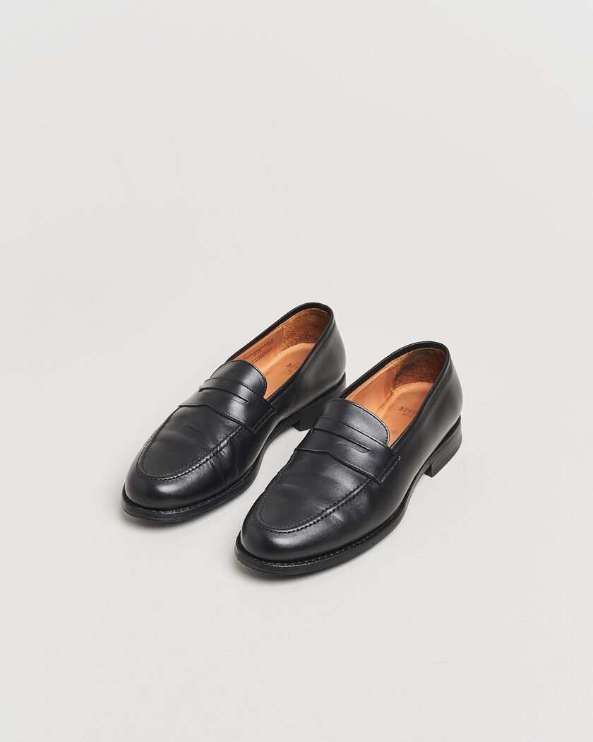 Pre-owned Myrqvist Stenhammar II Loafer Black Calf UK8 - EU42 – Schwarz
