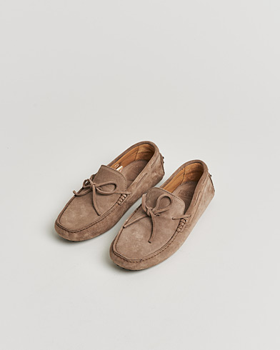 Oscar Jacobson Driving Shoe Suede Grey