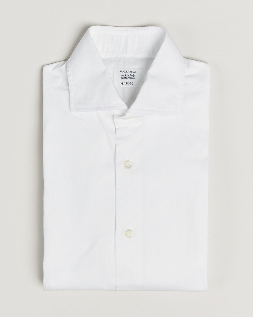 Pre-owned Mazzarelli Soft Cotton Shirt White 39 - M – Weiß