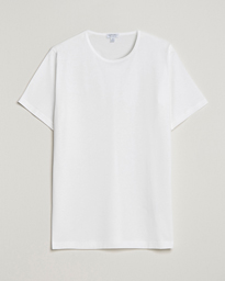  Superfine Cotton Crew Neck T-Shirt White