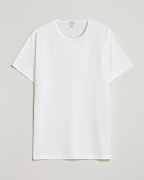  Superfine Cotton Crew Neck White