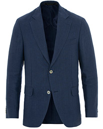  Egel Linen Blazer Blue