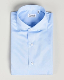  Milano Slim Fit Classic Shirt Light Blue