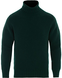  Lambswool Rollneck Green