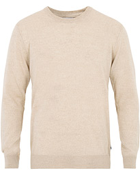  Ted Extra Fine Merino Crew Neck Pullover Light Khaki