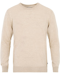  Ted Extra Fine Merino Crew Neck Pullover Light Khaki