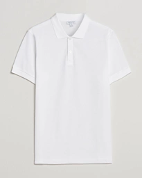  Short Sleeve Pique Polo White