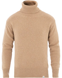  Classic  Merino/Cashmere Turtleneck Pullover Toffee