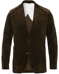  Einar Patch Pocket Corduroy Blazer Tobacco