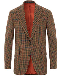  Edward Tweed Houndtooth Blazer Tan