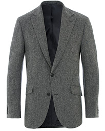  Edward Tweed Herringbone Blazer Charcoal