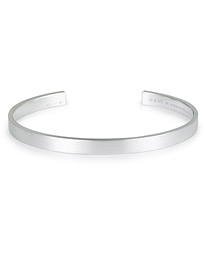  Ribbon Bracelet Brushed Sterling Silver 15g 