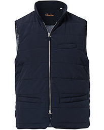  Soft Quilted Nylon Vest Navy