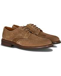  Wingtip Brogues  Brown Suede
