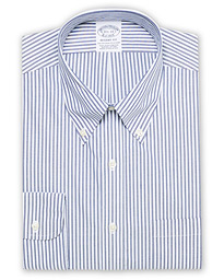  Regent Fit Non Iron Stripe Shirt Dark Blue