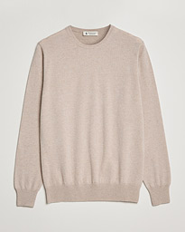  Cashmere Crew Neck Sweater Beige