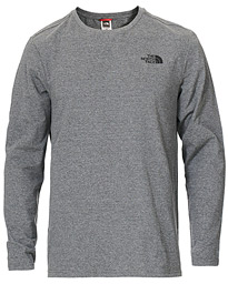  Simple Dome Long Sleeve Tee Heather Grey