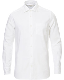  Slim Fit Pocket Oxford Shirt White