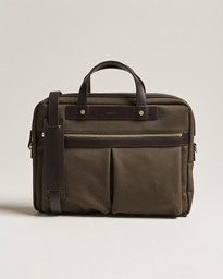 MismoM/S Nylon OfficeArmy/Dark Brown