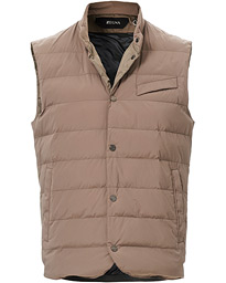  Stretch Nylon Vest Light Grey